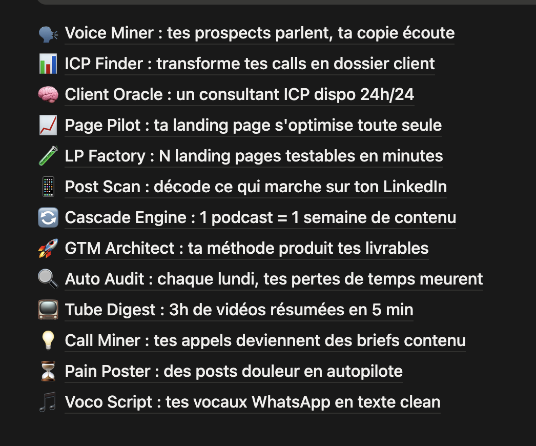 13 use cases avancés