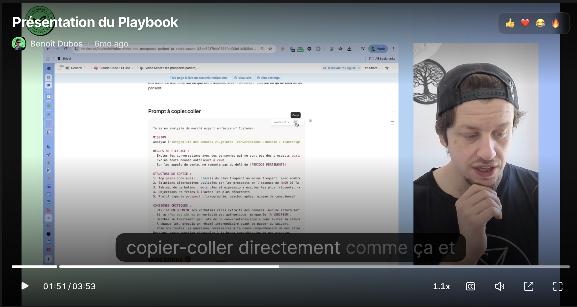 Une vidéo explicative